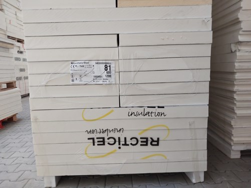 PIR B-keus 1200x600x80 mm 2-zijdig alumium vlak Rd 3.65  (0.72 m2/plaat)