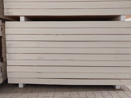 PIR B-keus 1200x2400x120 mm 2-zijdig alu kraft vlak Rd 5.45  (2.88 m2/plaat)