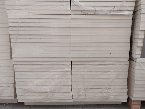 PIR B-keus 600x600x40 mm 2-zijdig alumium vlak Rd 1.80  (0.36 m2/plaat)