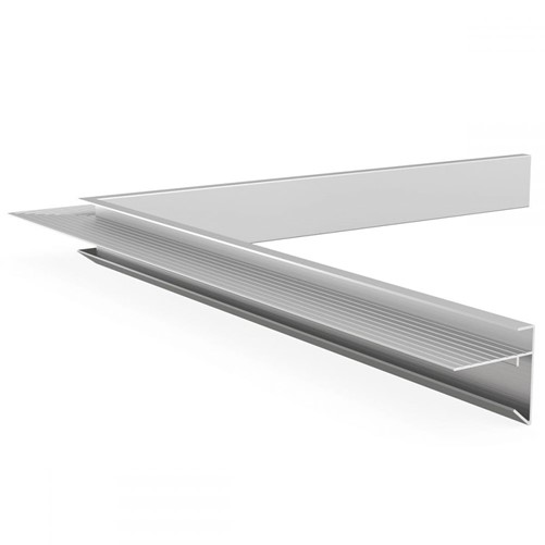 Binnenhoek Daktrim Aluminium 60x64mm lengte 400mm 