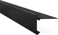 Daktrim 60x64mm lengte 2500mm RAL 9005 Per stuk