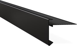 Daktrim 60x64mm lengte 2500mm RAL 9005 Per stuk