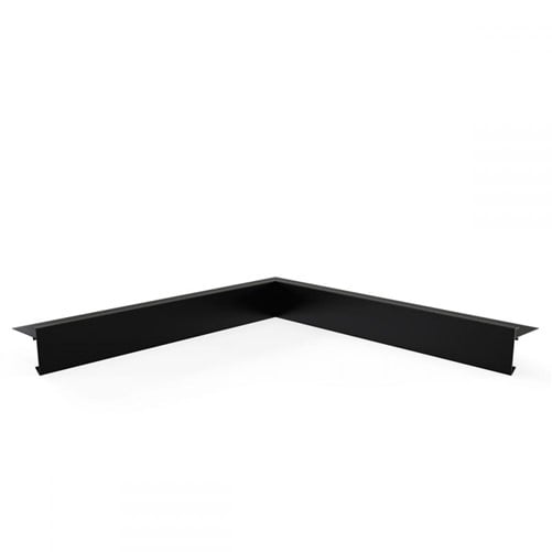 Binnenhoek Daktrim Aluminium 45x45mm lengte 400mm RAL 9005