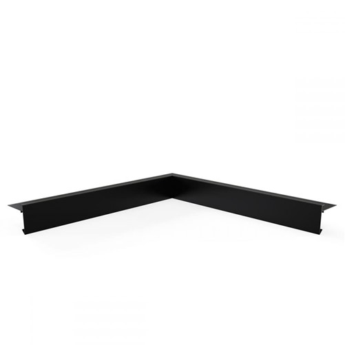 Binnenhoek Daktrim Aluminium 60x45mm lengte 400mm RAL 9005