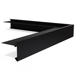 Buitenhoek Daktrim Aluminium 60x45mm lengte 400mm RAL 9005