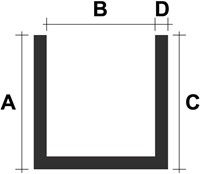 Kunststof U-profiel 60mm 20x61x20x1.2mm-2