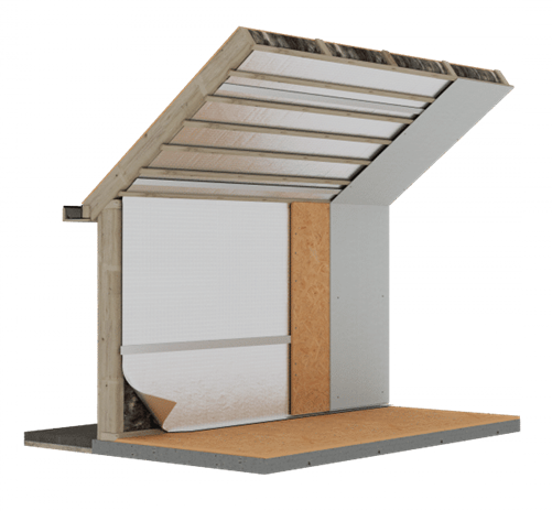 Miofol 125 AV Dampdicht en waterdichte folie 37.5 m2 Afmeting: 1.5 x 25 m (37.5 m2/rol)-2