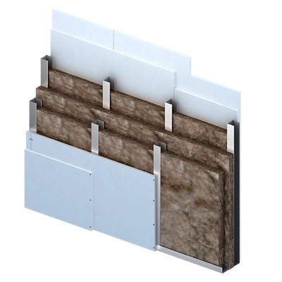 Knauf Glaswol Acoustifit 1350x600x45mm  16pl/pak  (=12,96 m²)  Rd:1.20-3